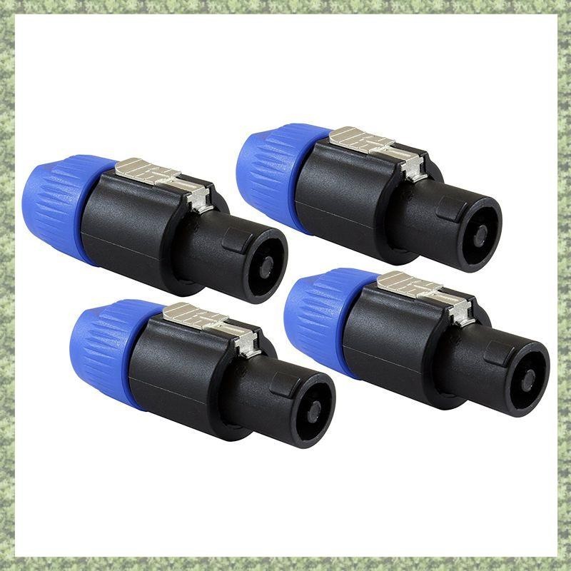(KT) ปลั๊กลําโพง 4 เสา เข้ากันได้กับ Speakon NL4FC,NL4FX,4PACK