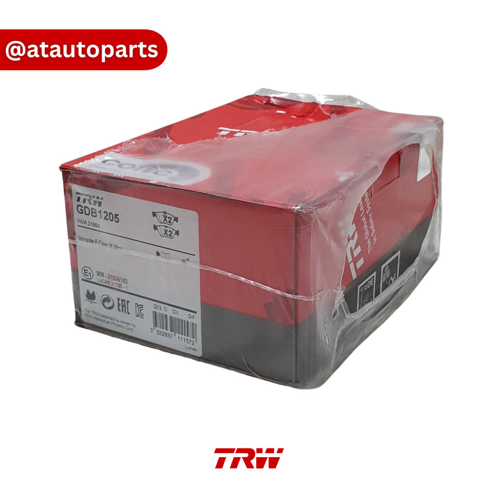 ผ้าเบรคหน้า พร้อมเซนเซอร์  Benz  SLK  W170 / R170  รุ่น  SLK200, SLK200 KOM, SLK230 KOM