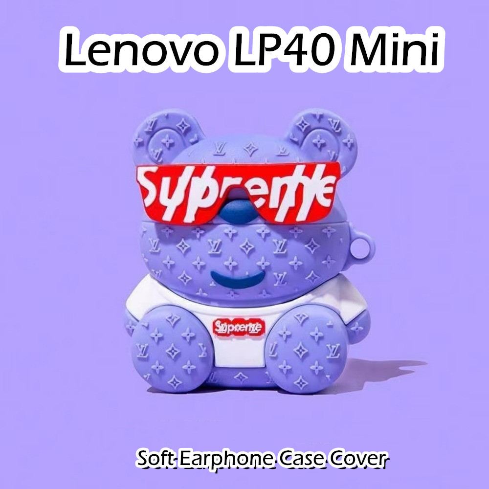 【Case Home】นําไปใช้กับ Lenovo LP40 Mini เคส Case เคสหูฟัง การ์ตูนง่าย ซิลิโคนนุ่ม เคส เคสหูฟัง NO.2