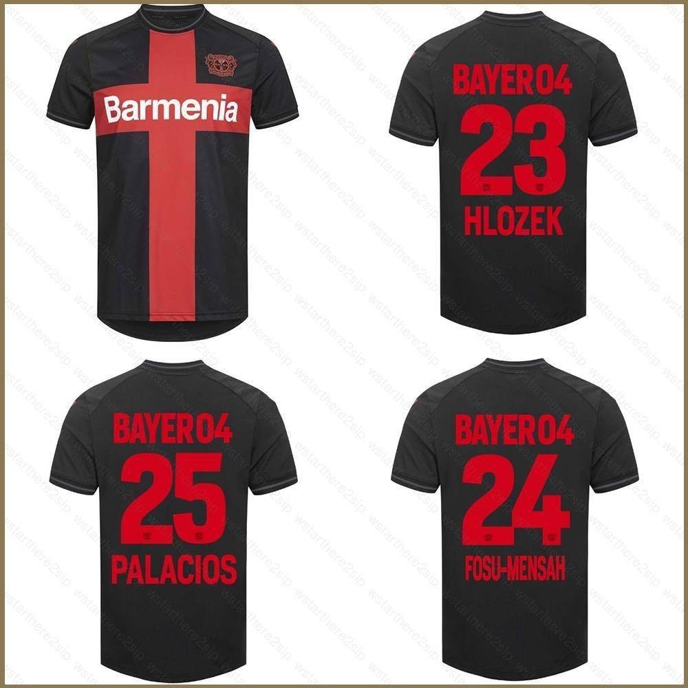 Qy 2023-2024 Bundesliga Bayer 04 Leverkusen Hlozek Fosumensah Palacios เสื้อยืด พลัสไซซ์ สําหรับเด็ก และผู้ใหญ่
