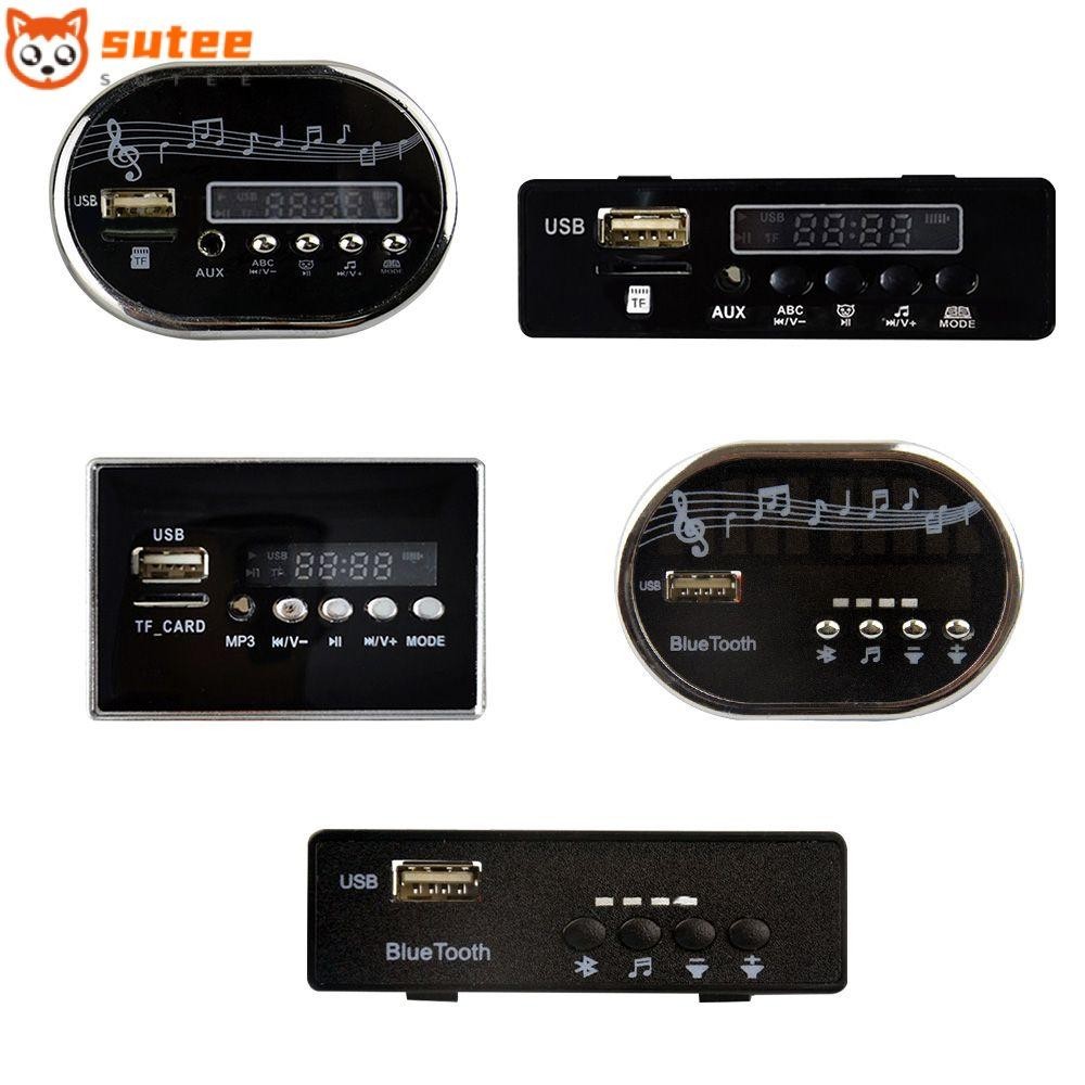 Sutee เครื่องเล่นเพลงไฟฟ้า 12V พร้อมซ็อกเก็ตการ์ด TF USB MP3 สําหรับเด็ก