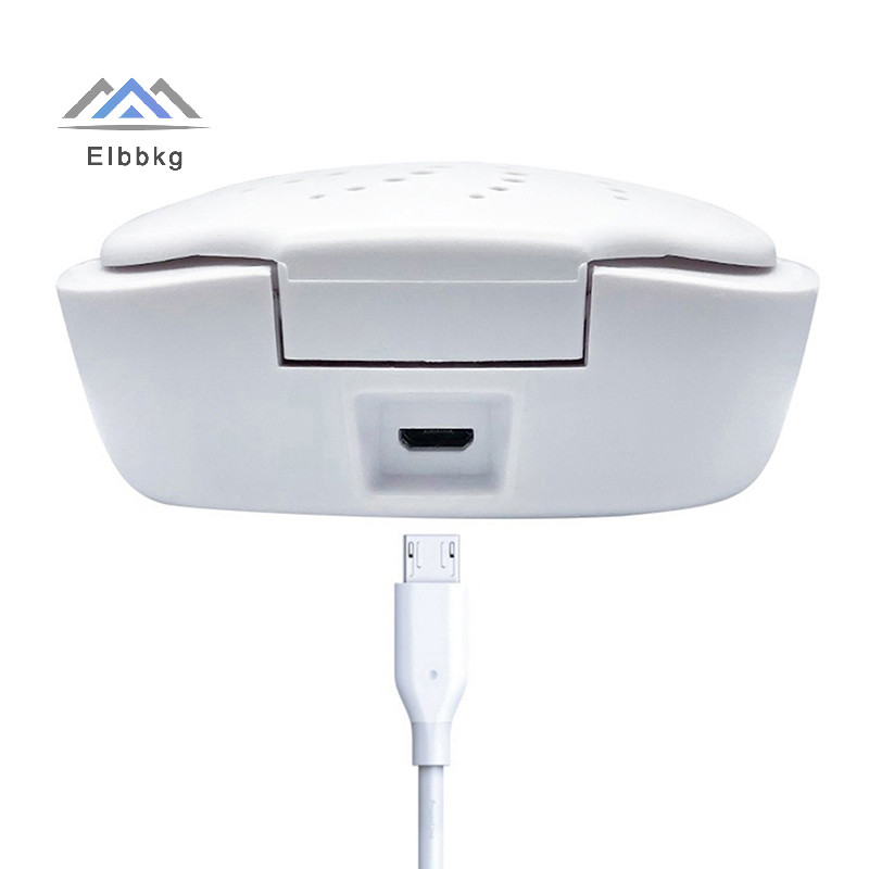 Eibbkg 1 ชิ้น กล่องอบแห้งไฟฟ้า USB หูฟัง เครื่องลดความชื้น เครื่องช่วยฟัง ป้องกันความชื้น เคสเครื่องเป่า UV ลดราคา