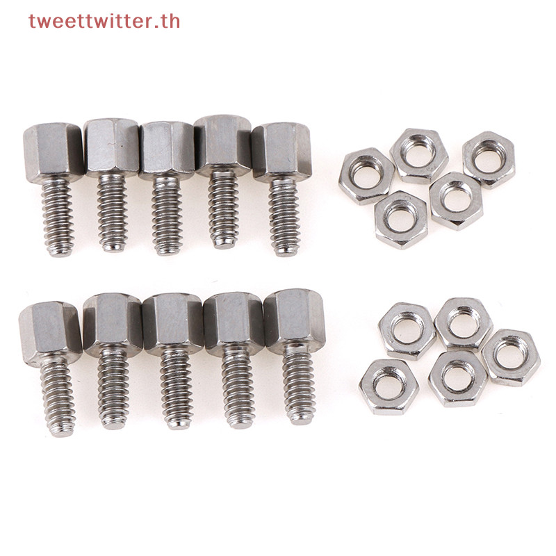 Tweet สกรูน็อต และสกรู 5+7 มม. D-Sub VGA 10 ชุด TH