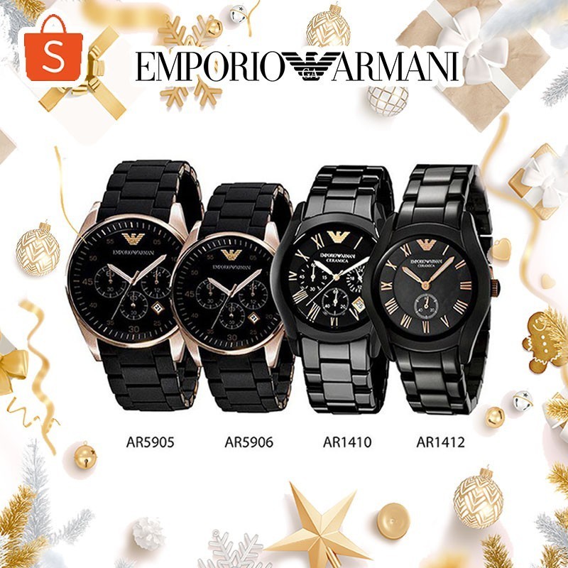นาฬิกา Emporio Armani นาฬิกาข้อมือผู้หญิง นาฬิกาผู้ชาย แบรนด์เนม  Brand Armani Watch AR5905