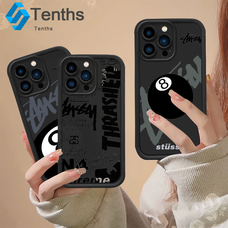 OPPO A38 A18 A58 A57 A77s A17k A16s A15s A5s A3s A5 A9 A53 A54 A52 A92 A76 A96 Chaopai Number 8 Creative Case Soft Cover