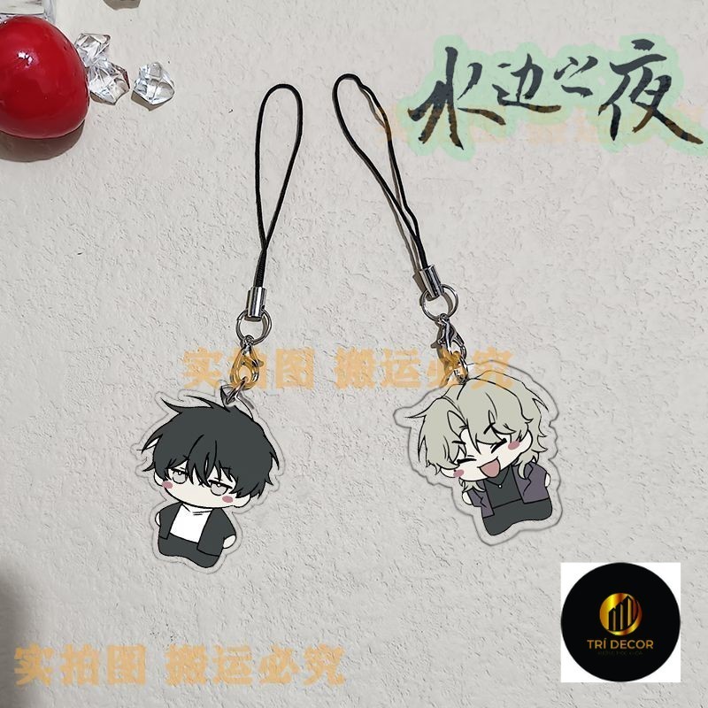 น้ําต่ําใน Twilight อะนิเมะโทรศัพท์ Lanyard Yeo Taeju Kim Euihyun เชือกเส้นเล็กการ์ตูน Lariat จี้อะค