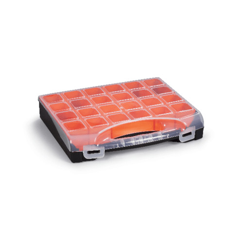 room_shop101 PORT-BAG กล่องเครื่องมือช่าง (ถอดไส้ในได้) รุ่น PP04 ดำ-ส้ม