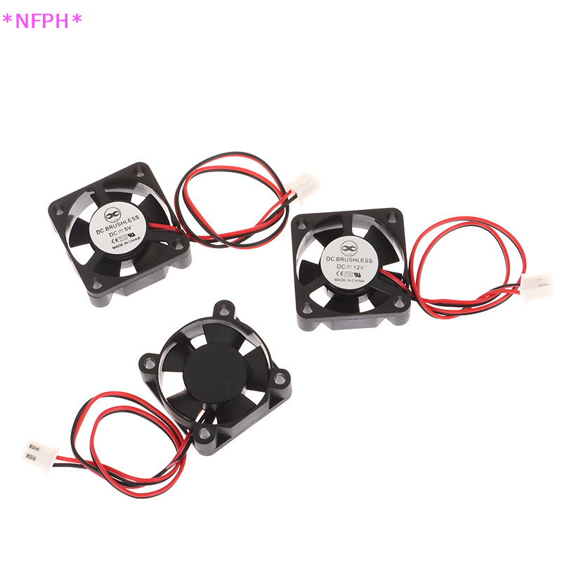 Nfph > 3010 พัดลม 30 มม.30x30x10 มม.DC 5V 12V 24V 2Pin Cooler พัดลมระบายความร ้ อนขนาดเล ็ ก DIY เครื ่ องพิมพ ์ สําหรับ J-head Hotend สําหรับ 3D Pinter อะไหล ่ ใหม ่