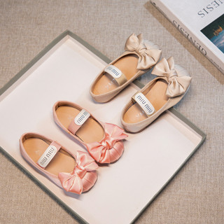 เด ็ กผู ้ หญิงเจ ้ าหญิงรองเท ้ าโบว ์ ผูกโบว ์ แฟชั ่ นเด …