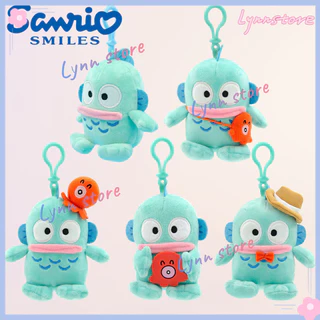 ของแท ้ Sanrio พวงกุญแจตุ ๊ กตาจี ้ การ ์ ตูน HANGYODON ตุ ๊ กตาของเล ่ นผ ้ าฝ ้ ายนุ ่ ม Kawaii HANGYODON ตุ ๊ กตาพวงกุญแจจี ้ สําหรับเด ็ กผู ้ หญิงของขวัญ