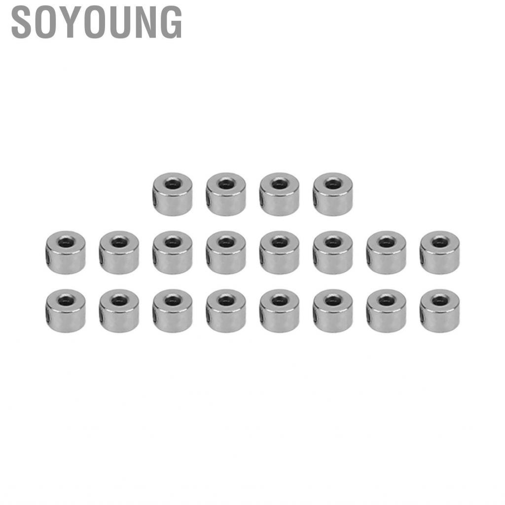 Soyoung Aircraft Model Accessories Stainless Steel Landing Gear Stopper Set Wheel Collar for Fixed Wing Remote Control