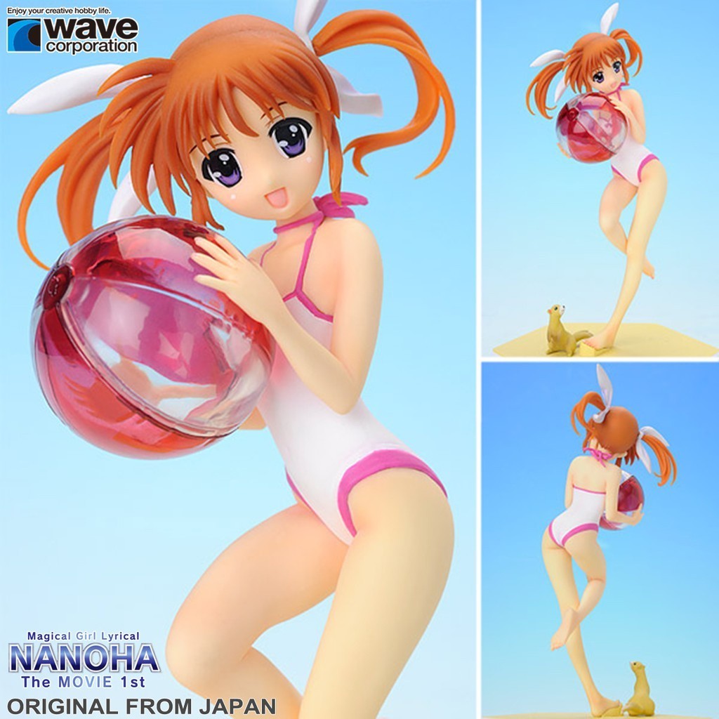 พร้อมส่ง Figure งานแท้ Wave Magical Girl Lyrical Nanoha The Movie 1st นาโนฮะ Nanoha Takamachi ทาคามาจิ นาโนฮะ