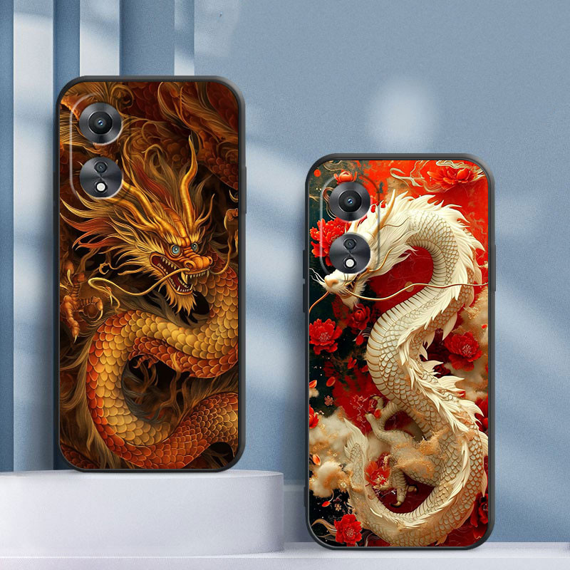 มังกร ZZ DIY เคสโทรศัพท์สําหรับ oppoA78 A15 A16 A17 A31 A53 A54 A55 A57 A7 A12 A38 A74 A95 A76 A91 A