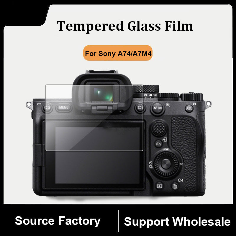 ป้องกันหน้าจอสําหรับ SONY A74 A7IV A7CR A7C2 A7CII A7R4 A6700 กล้องกระจกนิรภัยฟิล์ม LCD