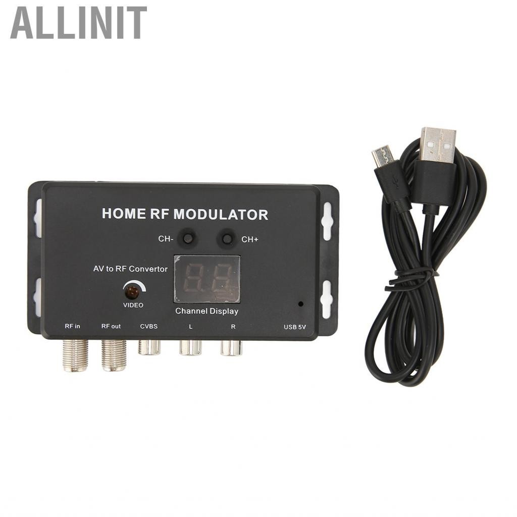 Allinit M70RV TV Link Modulator PAL/NTSC AV To RF Converter For Source Set Top Box T