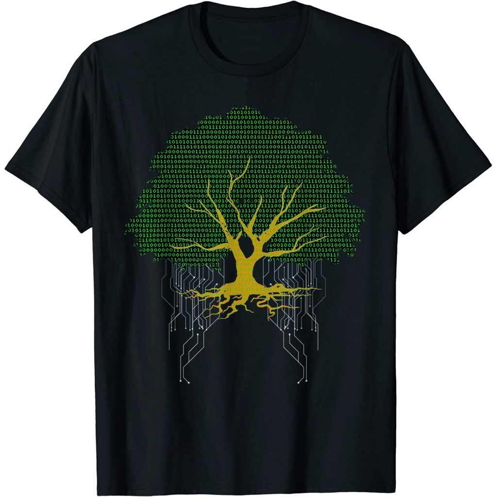 Code Tree Of Coding Life เสื้อยืด Great Idea พรีเมี่ยม