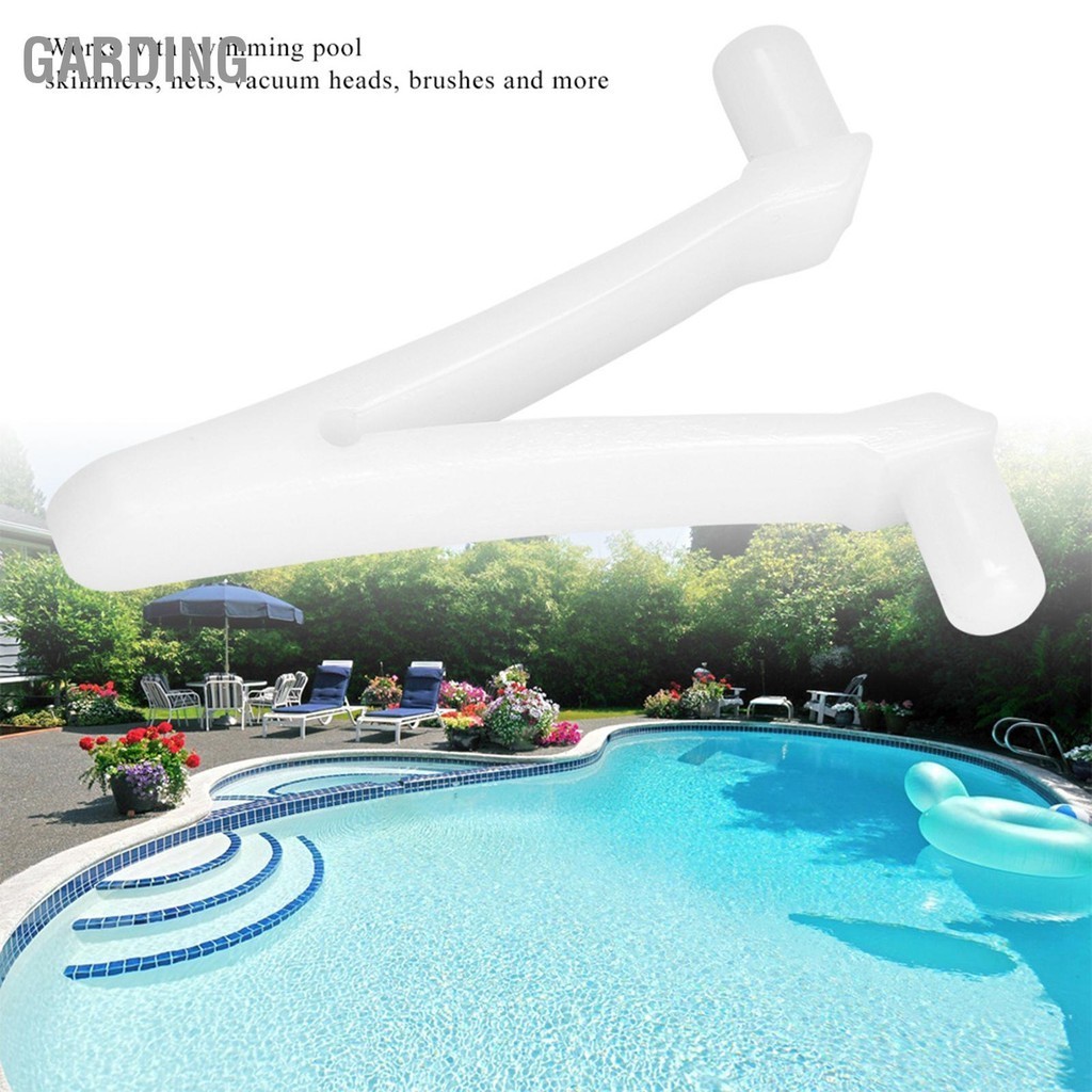 Garding 6 ชิ้นสระว่ายน้ำ Supply ผีเสื้อ V คลิปสำหรับสระว่ายน้ำสปาแปรง Leaf Rake Skimmer หัวสูญญากาศ