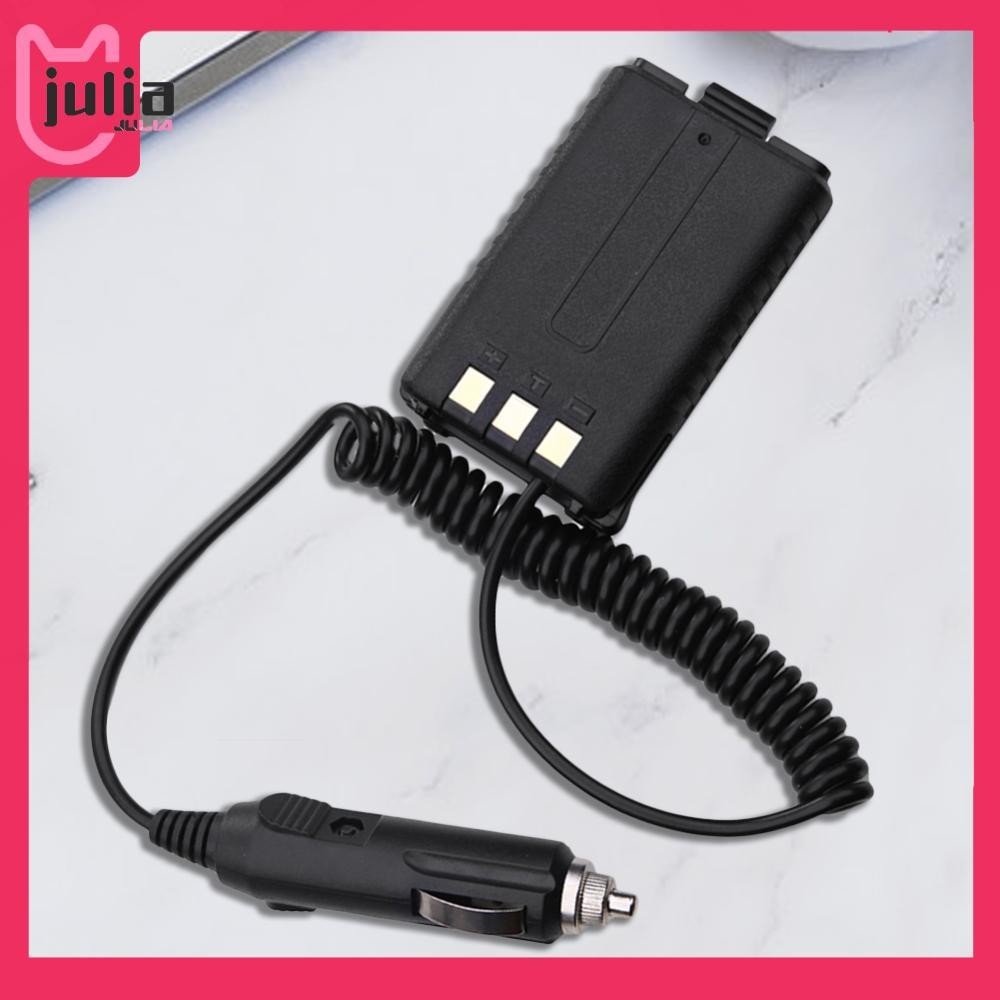[ Julia1.th ] 12V Car Charger Battery Eliminator สําหรับวิทยุ Dual Band UV5R 5RA 5RE