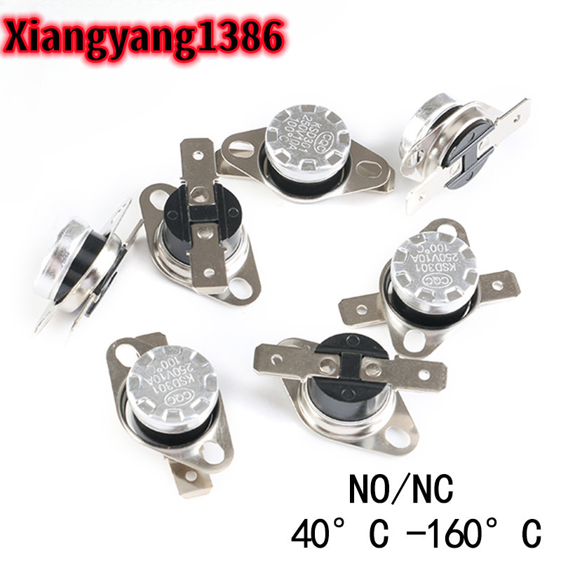 Ksd301 250V 10A 40 ~160 องศาเซรามิคปกติเปิด/Normally ปิดอุณหภูมิสวิทช ์ เทอร ์ โม 40 70 80 90 100 110