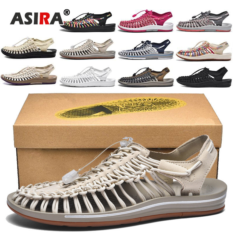 ASIRA  🔥 จัดส่งด่วน 🔥 จัดส่ง 1-2 วัน รองเท้าแตะรัดส้น เชือกถักสาน รองเท้าเดินป่า 35-44