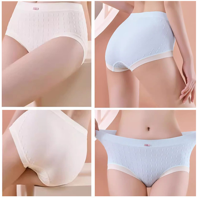 กางเกงในผู้หญิง เหมาะสำหรับ 40-75KG กางเกงใน สีพาสเทล กระชับ สัดส่วน เอวสูง น่ารัก มีหลายสีให้เลือก ความสะดวกสบาย
