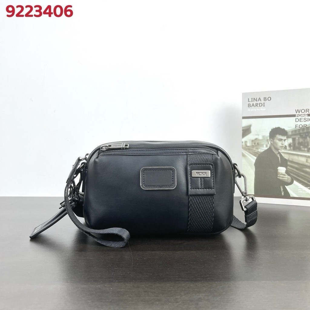 Tumi Men 's Multifunctional Business Casual Bag Fashion Simple Shoulder Messenger Bag Clutch Bag9223406 Jvge