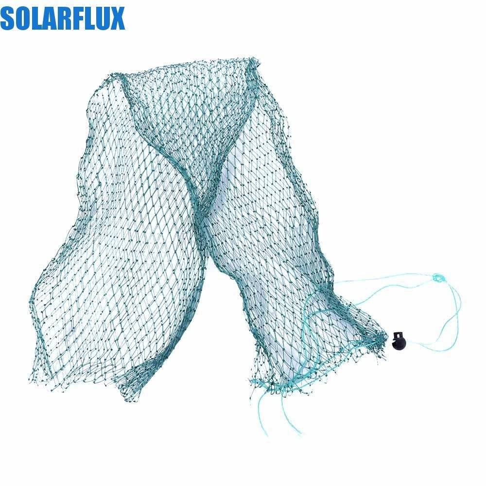 Solarflux ตกปลาสุทธิความยาว 1 เมตรแบนด ้ านล ่ าง Beam ปาก Dip Drift กุ ้ งสุทธิเครื ่ องมือตกปลาไนลอนตกปลาเหยื ่ อกับดัก