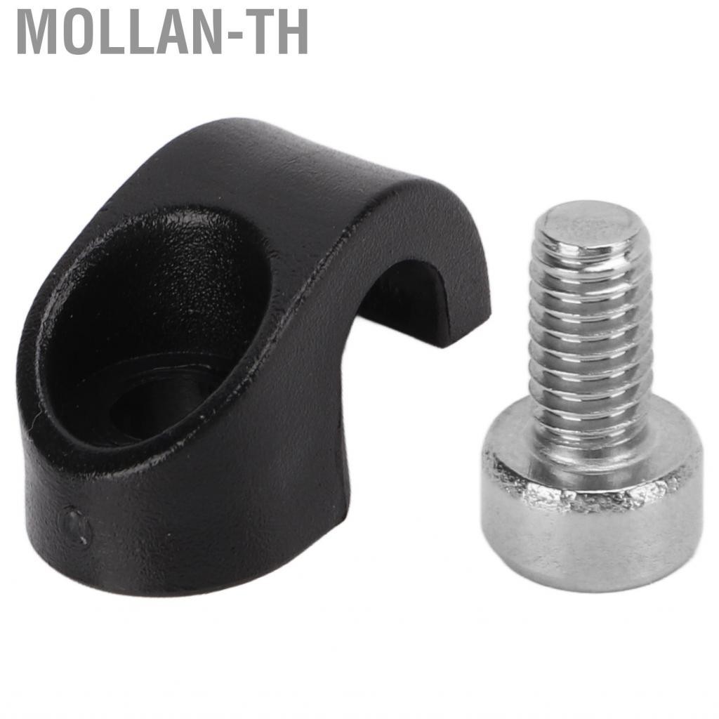 Mollan-th Bike Brake Cable Clip U Clamp Shifting Pipe C Buckle Plastic For Black