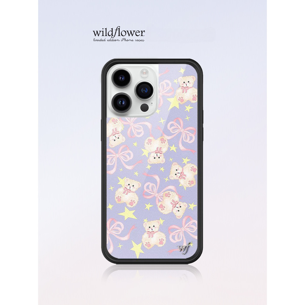 ดอกไม้ป่าหมี-y Bow Dream WFปลอกเคสโทรศัพท์สําหรับiPhone 16 15 14 13 12 Pro Max HardซิลิโคนAnti-FallingกันกระแทกปกหลังสําหรับiPhone 14 15 16 Plus