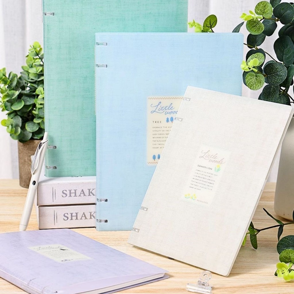 2024 ใหม ่ Kokuyo Littlewoods Series 4 หลุมหลวมโน ้ ตบุ ๊ ค Campus Binder - รูปที่ 4