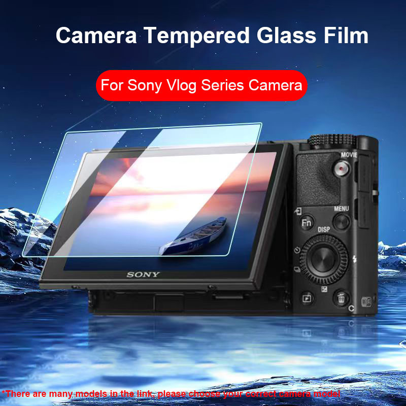 สําหรับ Sony Vlog ZV1 ZV-1 ZV 1 ZV-E10 ZV E10L กล้องกระจกนิรภัย 9H 2.5D หน้าจอ LCD Protector ระเบิดฟ