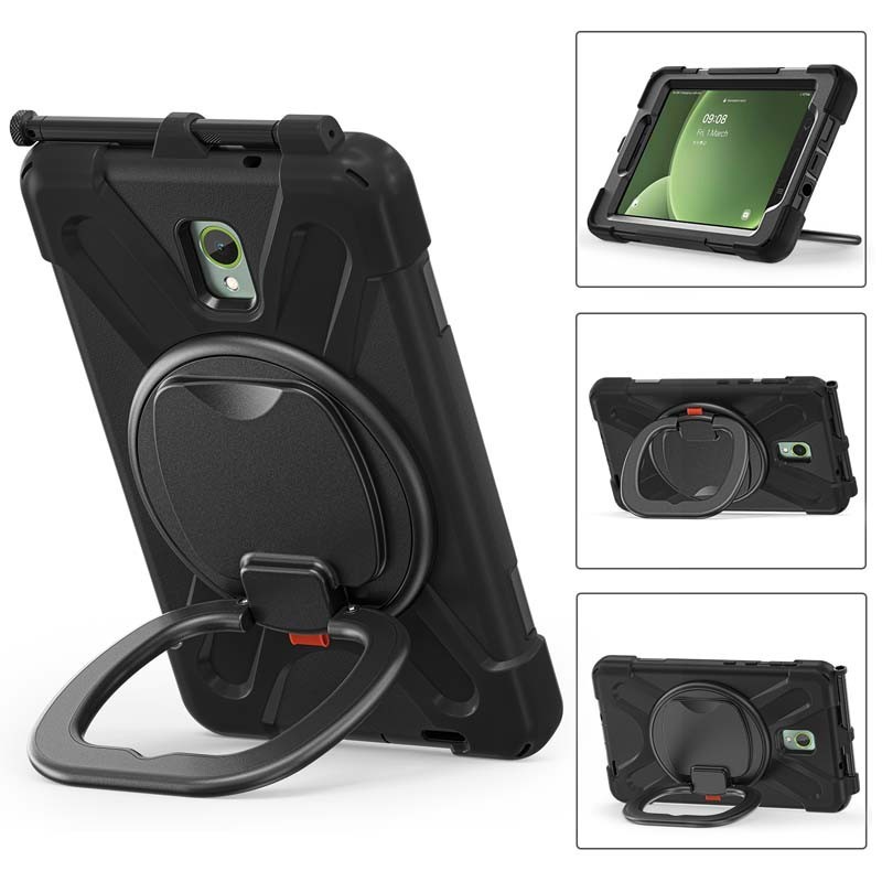 360 องศาขาตั ้ งหมุนได ้ handle anti-fall สําหรับ Samsung Galaxy Tab Active 5 SM-X300 X306 X308 Acti