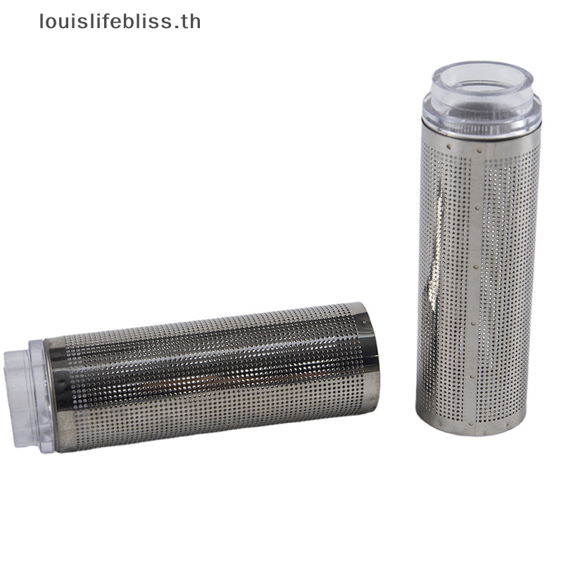 Louislifebliss สแตนเลสปลากรองปลาปลากุ ้ งตาข ่ ายสุทธิกรองโลหะ Pre-Filter หลอดกรองอุปกรณ ์ เสริมปลากรอง Pre-Filter สําหรับ Aquarium ปลาใหม ่