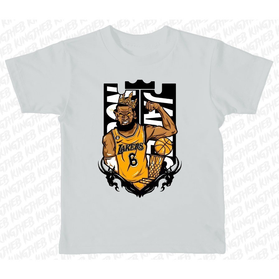 【HOT】2024 L4KERS 6 JAMES T-SHIRT FOR KIDS