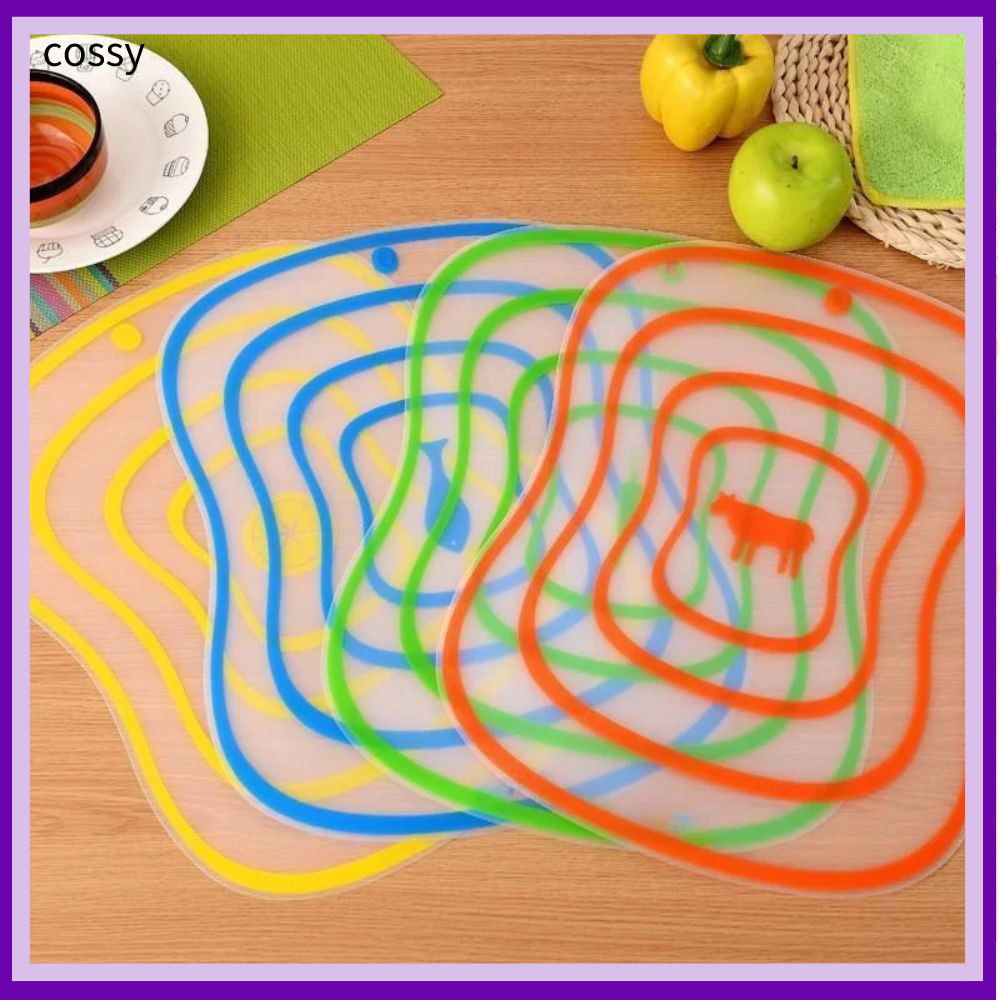 เขียง COSSY, สับครัวกันลื ่ นโปร ่ งใส , Antibacteria PP เขียงการจําแนกแบบยืดหยุ ่ นห ้ องครัว