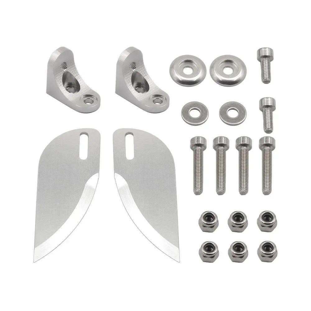 55*21 มม.RC รุ่นเรือน้ํามีด Turn Fins สําหรับ 60-75 ซม.ไฟฟ้า / Nitro Power รีโมทคอนโทรลเรือ Feilun FT012 FT011 อะไหล่