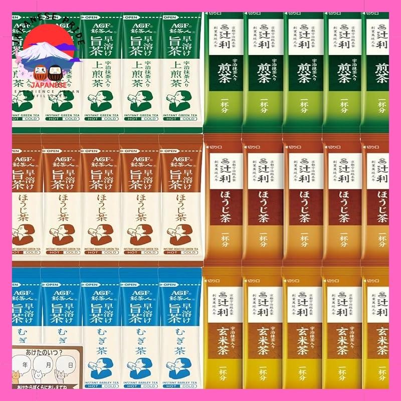 【Direct from Japan】 Popular Green Teas Tea powder, Tsujiri AGF new tea person quick-dissolving delic