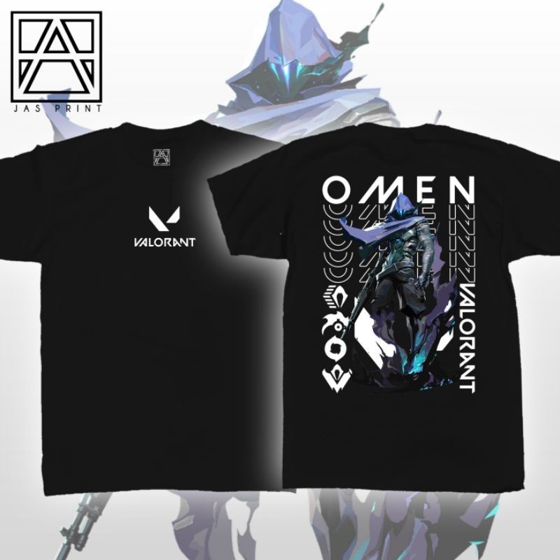 👕👕OMEN เสื้อยืดผ้าฝ้าย  Valorant Cotton Shirt - OMEN / PHOENIX / RAZE High-Quality Fabric_08