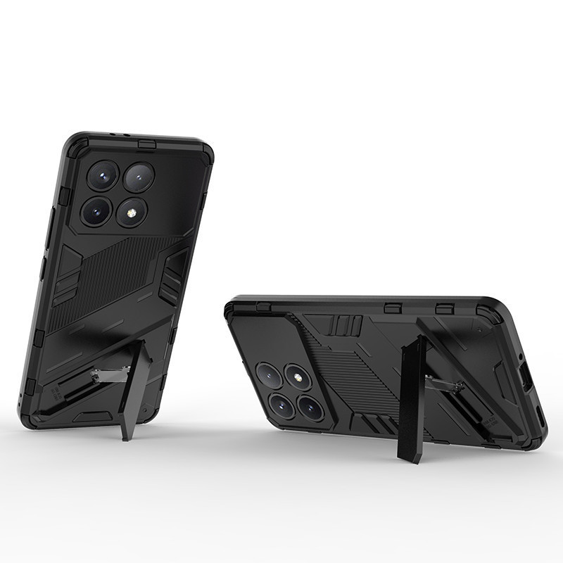 Lenuo พร้อมขาตั้งเคสโทรศัพท์สําหรับ Xiaomi Poco X7 F6 F5 X6 X5 Pro 5G M6 Pro 4G Case ปลอกแม่เหล็กกันกระแทกฝาครอบ Griptok ป้องกัน (ยืนขึ้นแนวตั้งหรือแนวนอน) - รูปที่ 6