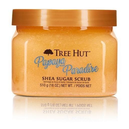 Tree Hut Papaya Paradise Shea Sugar Scrub 510g สครับผิวกาย Shea Sugar Scrub กลิ่น Papaya Paradise ขน