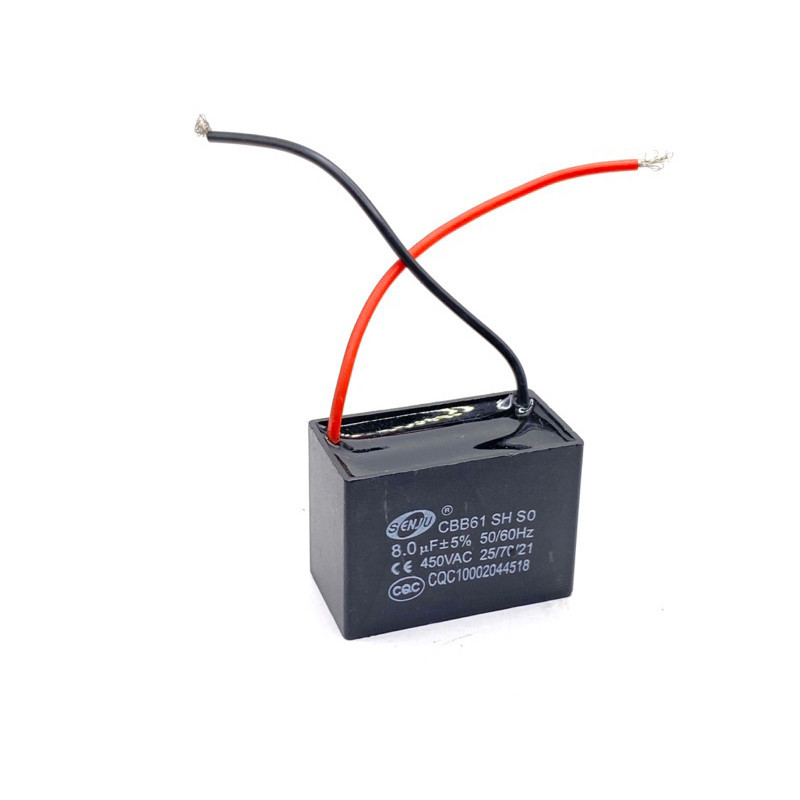 8.0uf 450V พร้อมส่งในไทย🇹🇭 CBB61 พัดลม Cพัดลม พัดลมไฟฟ้า Capacitor พัดลมเพดานพัดลมพัดลมอุตสาหกรรม  ใ