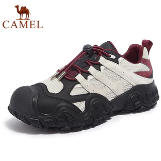 Camel รองเท้าผู้หญิงวิ่งเดินป่ากลางแจ้งรองเท้าพ่อหนา Soled กีฬาปีนเขา