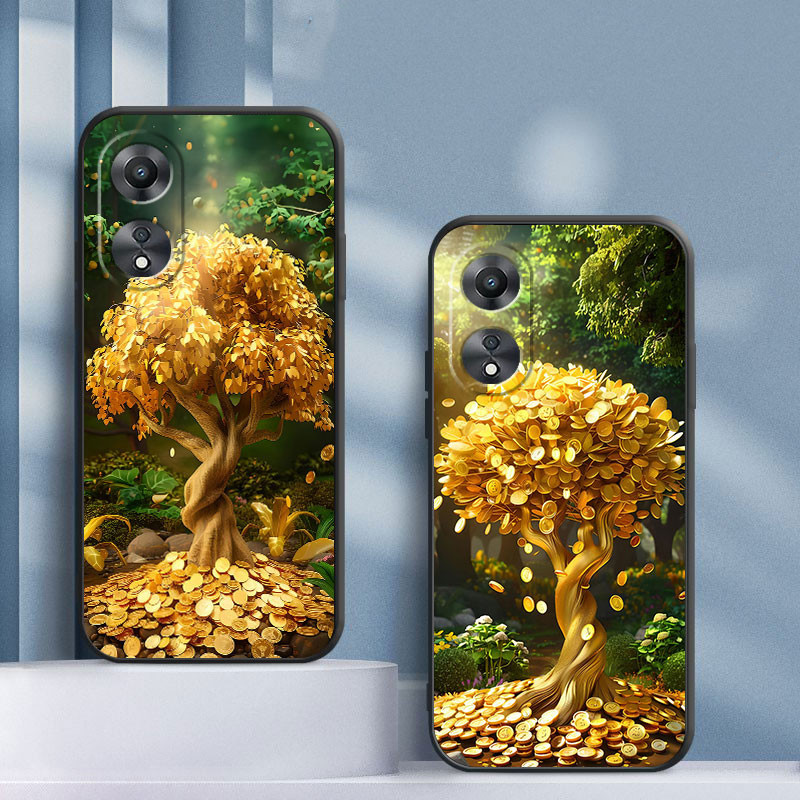 Elegant DIY เคสโทรศัพท์สําหรับ oppoA78 A15 A16 A17 A31 A53 A54 A55 A57 A7 A12 A38 A74 A95 A76 A91 A9