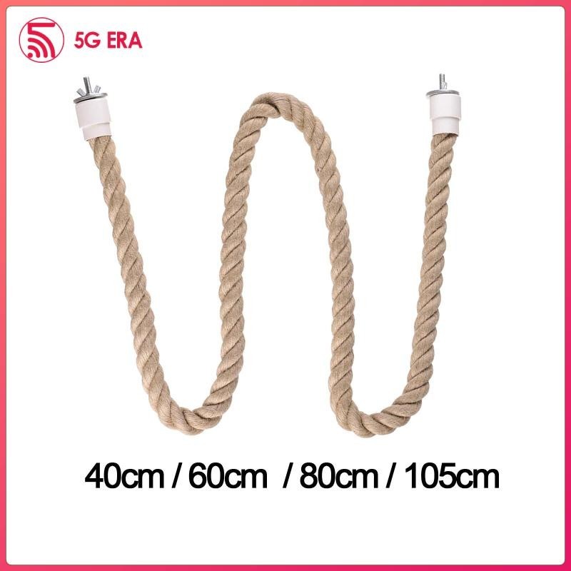 [Wishshopeezzzxh] เชือกปีนเขานกแก้วนกคอนยืนนกนกแก้วเคี้ยวของเล่นกรงเชือกสําหรับ