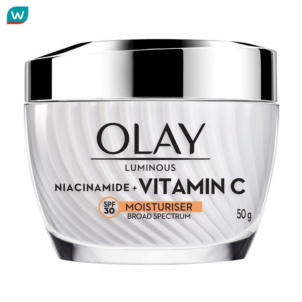 Olay โอเลย์ ลูมินัส ไนอะซินาไมด์ + วิตามินซี มอยส์เจอร์ไรเซอร์ เอสพีเอฟ30 50 กรัม