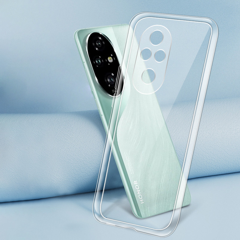 เคสใสสําหรับ Honor 200 200Pro เคสโทรศัพท์ TPU นุ่มพิเศษสําหรับ Huawei Honor200 Lite 100 90 สมาร์ท 70 50 ฝาครอบโปร่งใสเชลล์ป้องกัน