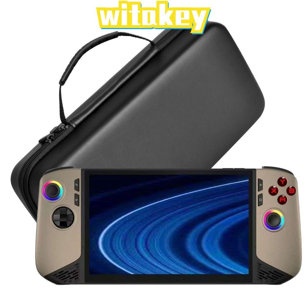 กระเป๋าเก็บคอนโซลเกม WITAKEY, กระเป๋าถือ EVA 8 นิ้ว, กล่องป้องกันกันน้ํากันกระแทกแบบแข็งสําหรับ MSI 