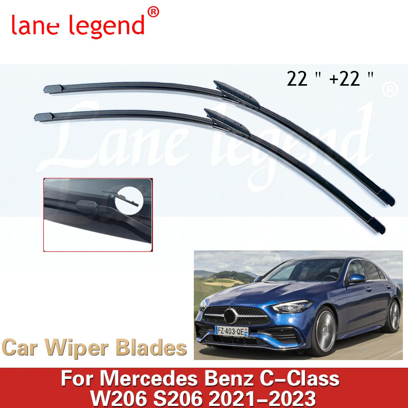 ใบปัดน้ําฝนรถยนต์สําหรับmercedes Benz C-Class W206 S206 2021 2022 2023 C180 C200 C220d C300d C300 C4