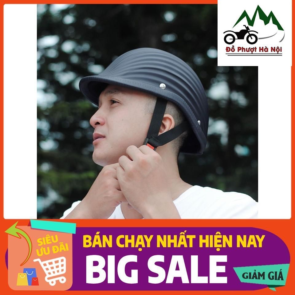 หมวกครึ่งหัวพรีเมี่ยม - หมวกม้าเปลือกหอยสไตล์สปอร์ต