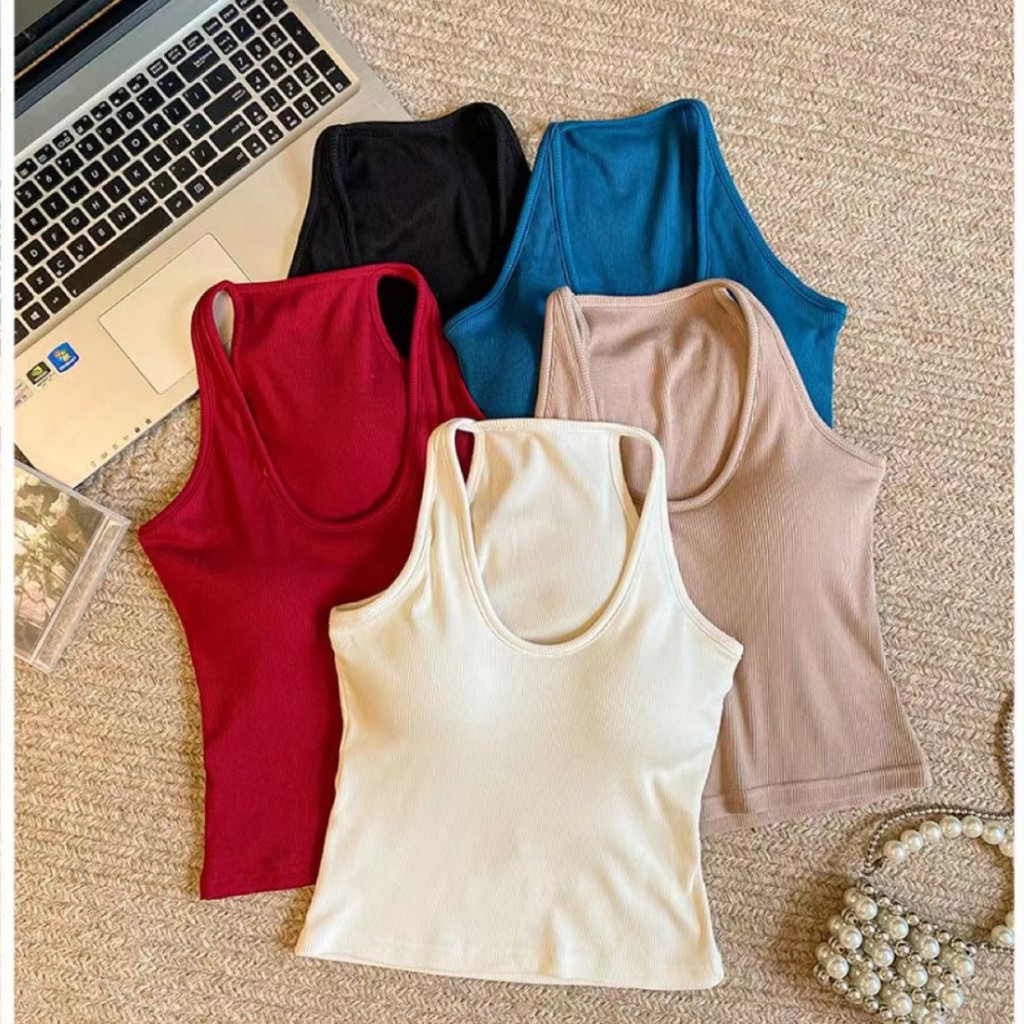 【WJZ】เสื้อกั๊กเซ็กซี่ เปิดหลัง เก๋ๆ หลากสี【558】